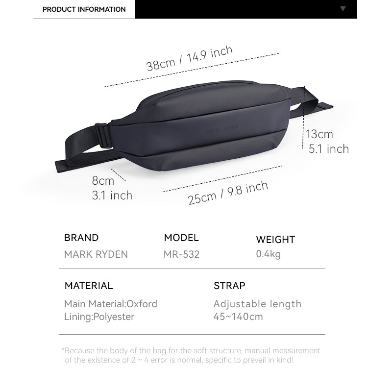 EasyGlide: The Crossbody Bag for Lightweight Travel