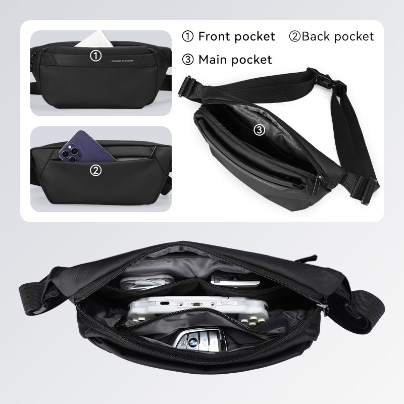 EasePack Sling: Your Daily Leather Crossbody Bag for Travel and Everyday Comfort