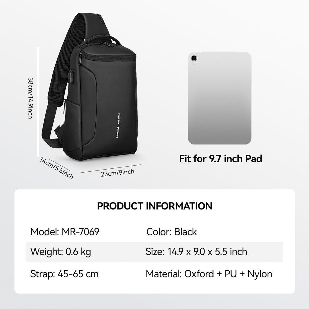 Mini Compacto Pro - The Versatile Shoulder Bag with USB