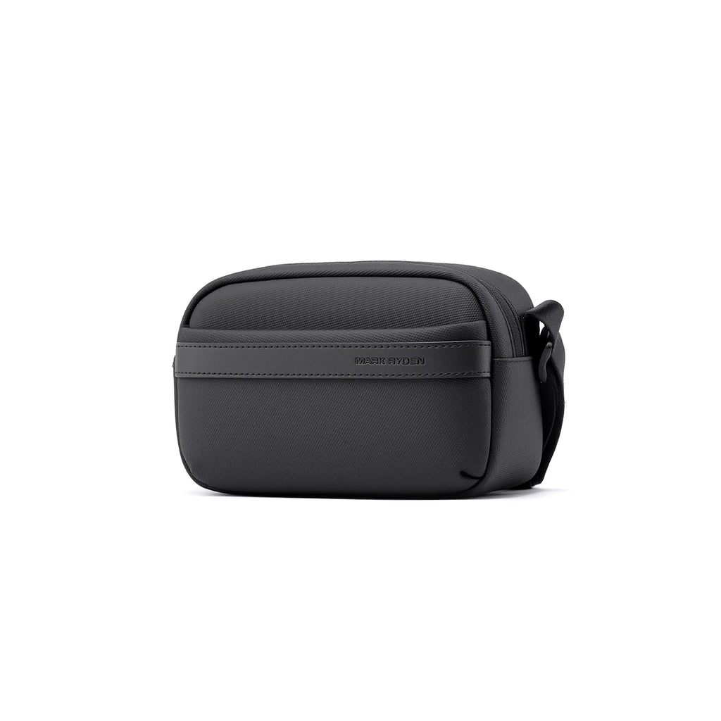 ExecSlim: Slim Business Crossbody Bag with 3 Compartments and Key Hook