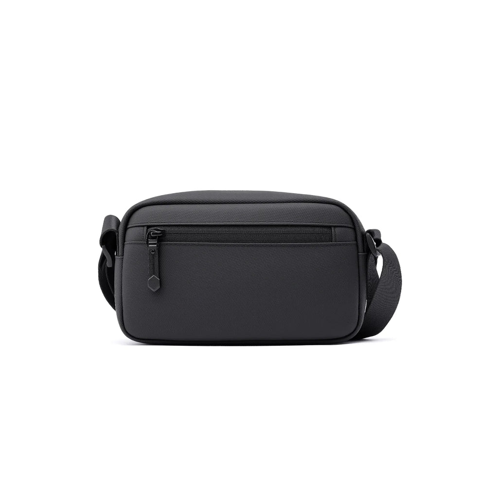 ExecSlim: Slim Business Crossbody Bag with 3 Compartments and Key Hook