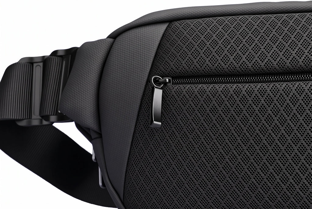 RapidPack Lite: Tri-Compartment Waterproof Sling Pack for Commute