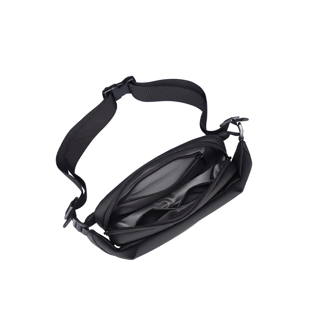 RapidPack Lite: Tri-Compartment Waterproof Sling Pack for Commute