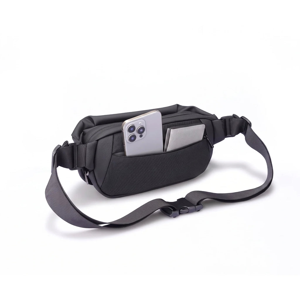 RapidPack Lite: Tri-Compartment Waterproof Sling Pack for Commute