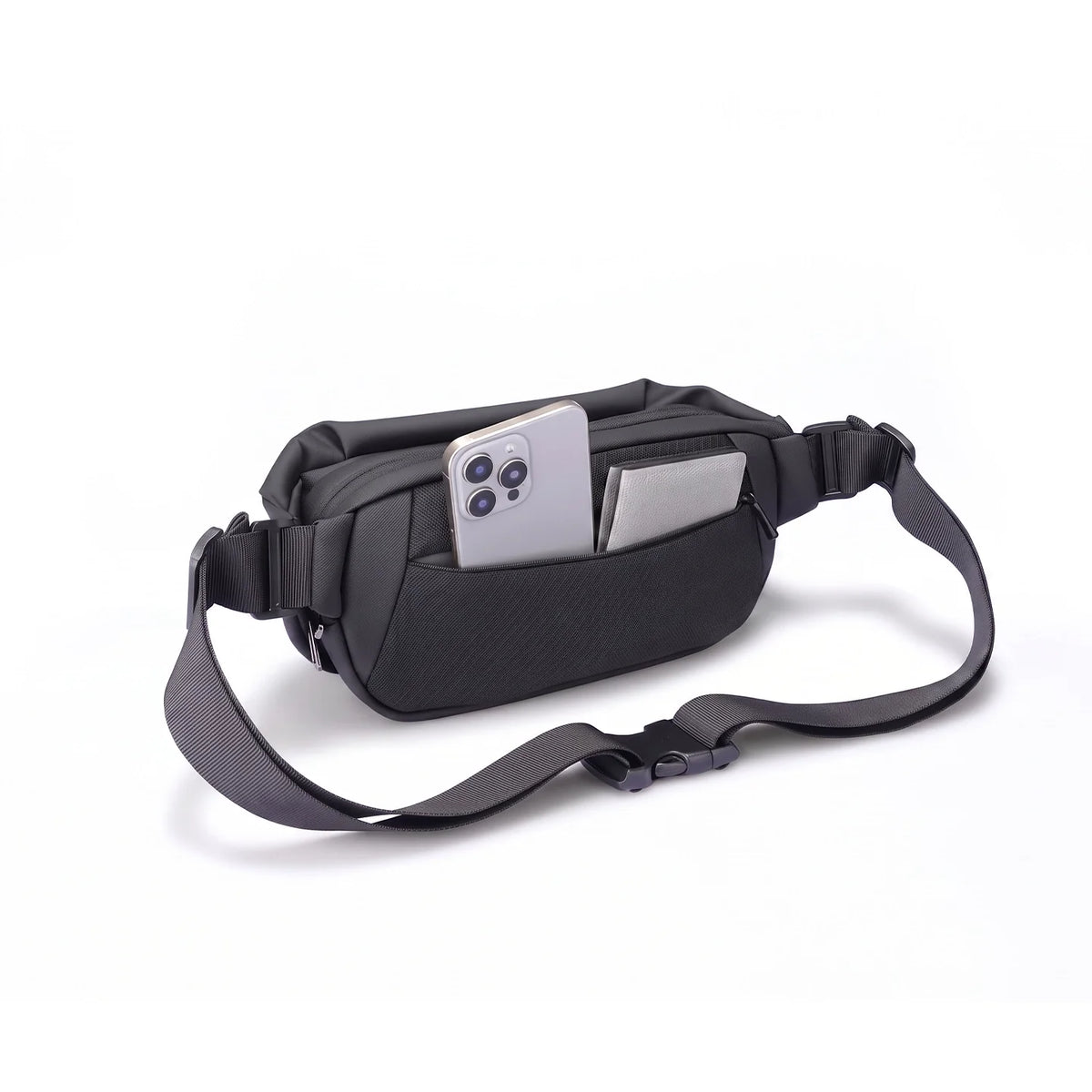 RapidPack Lite: Tri-Compartment Waterproof Sling Pack for Commute
