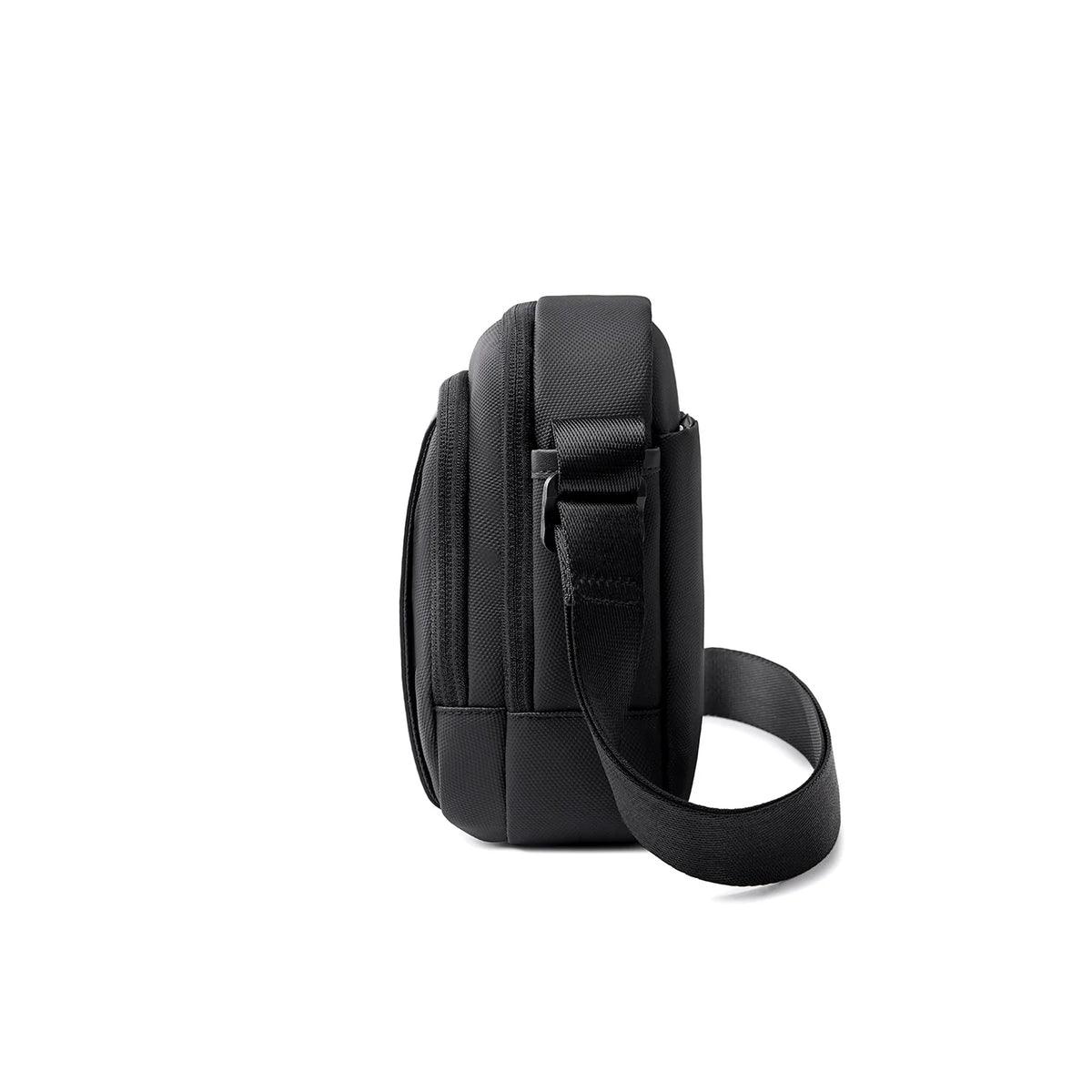 ZipCube: 3-Zip Mini Crossbody Phone Bag with Splash-Resistant Fabric for Men