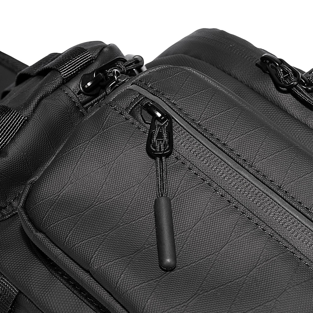 Aegis: Fully Enclosed Waterproof Crossbody Bag with Multi-pocket Storage for Explorers