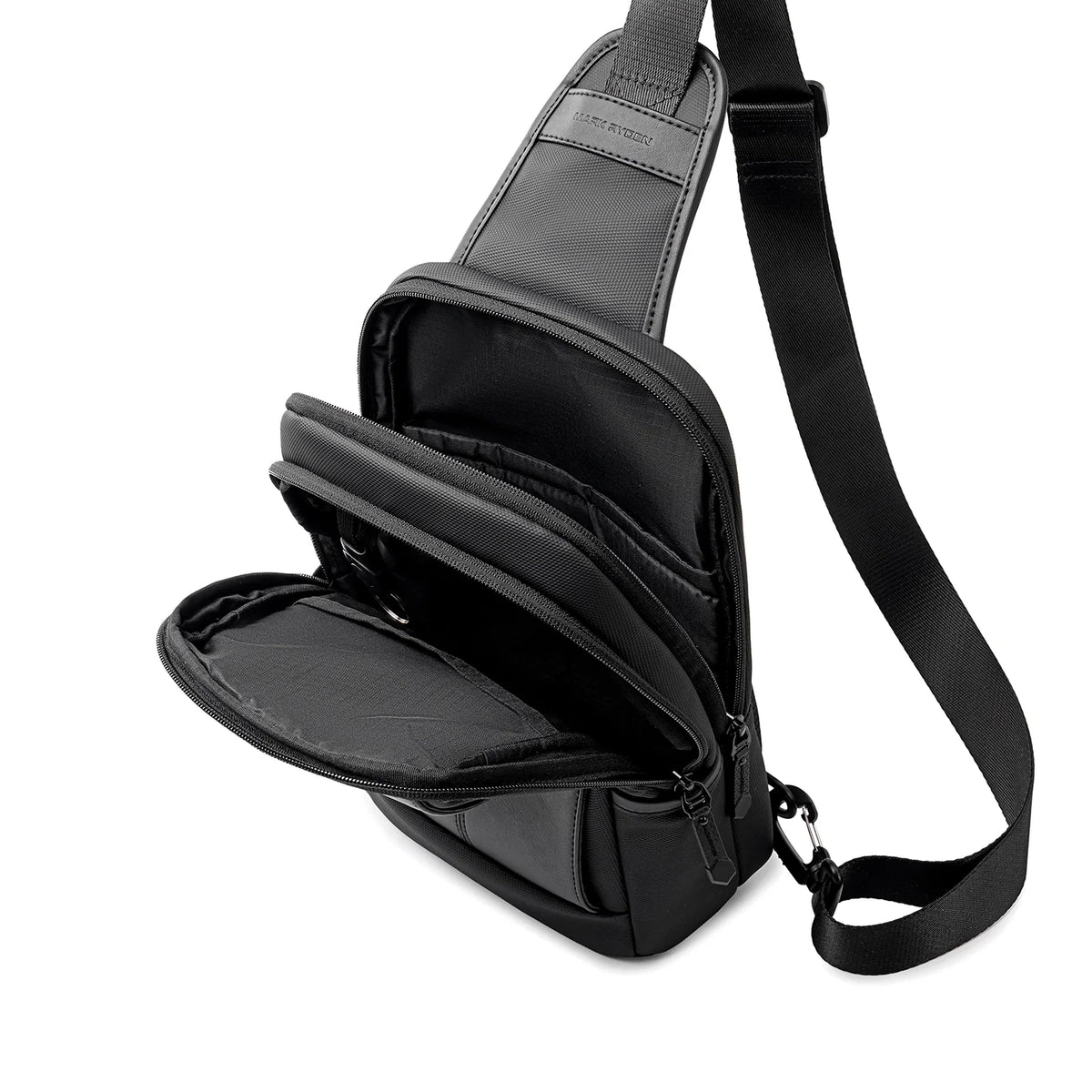 AeroCross: 6L Water-Resistant Crossbody Sling Bag with Sleek Business Design
