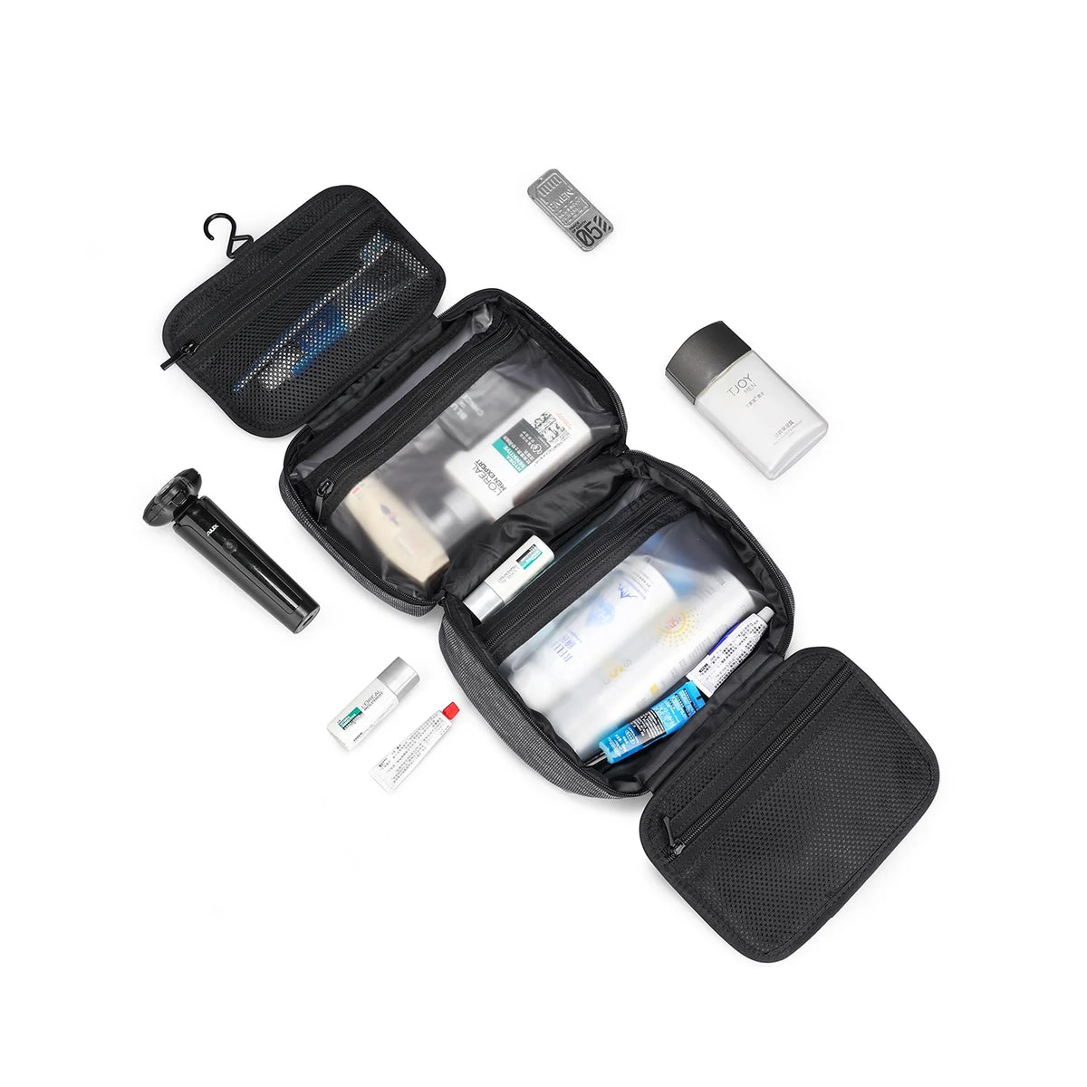 Compact Size and Large Capacity Multi-Layer Paged Washbag